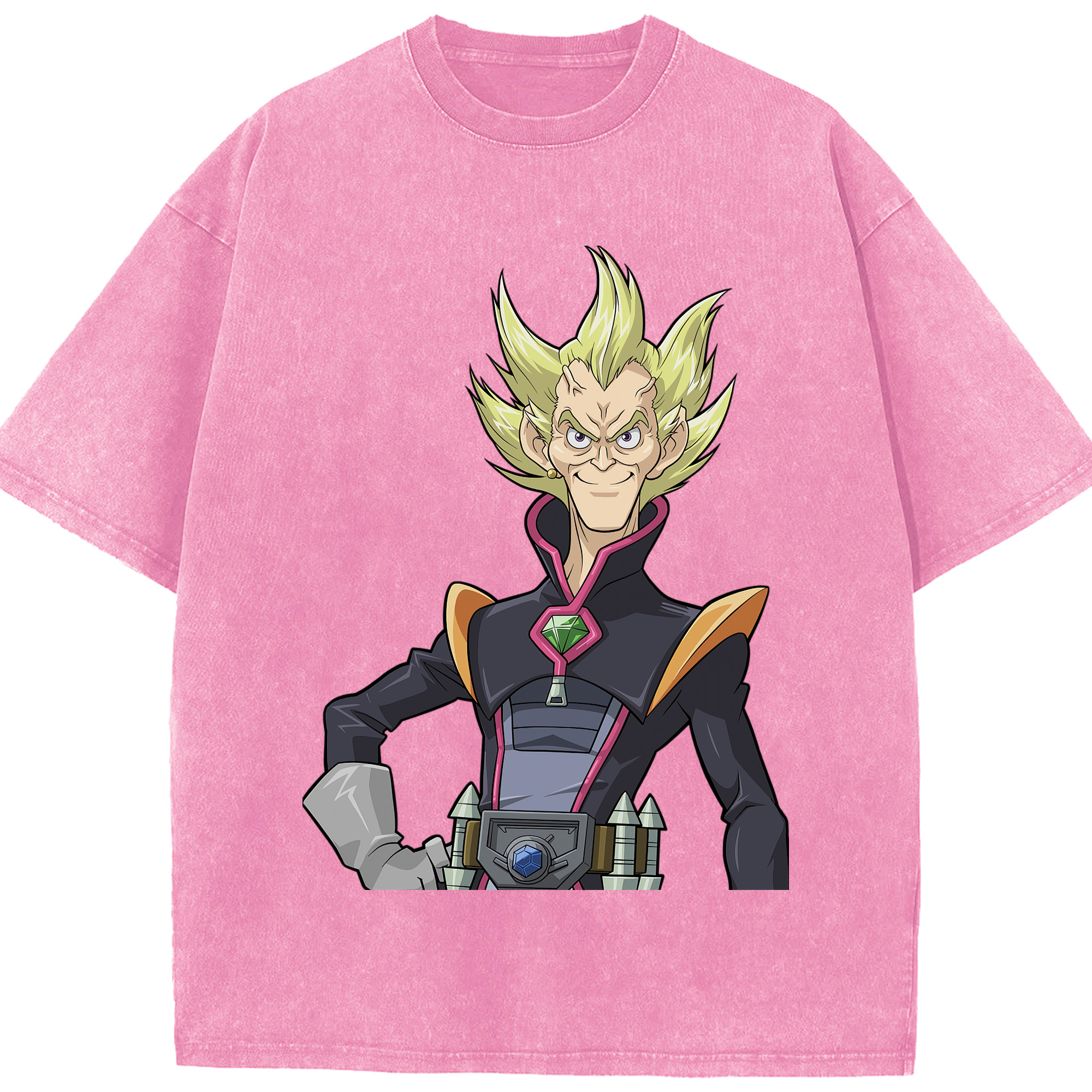 （画像用） 遊☆戯☆王 Yu-Gi-Oh! 綿100% ヴィンテージ風 半袖Tシャツ（フロントプリント）